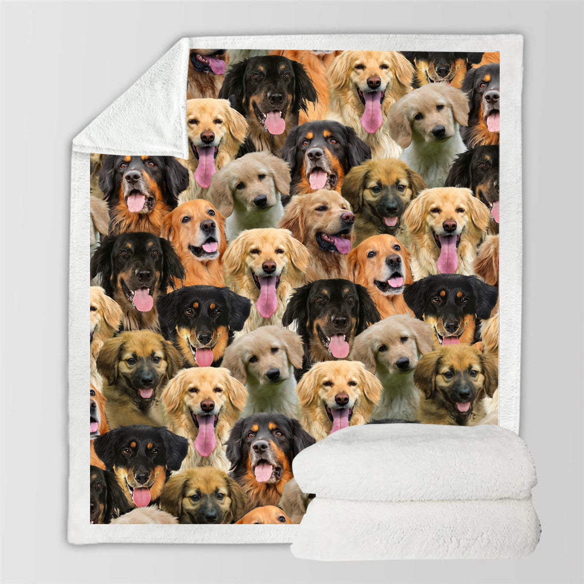 Printed Flannel Pet Dog Blanket - Multiple Sizes & Styles