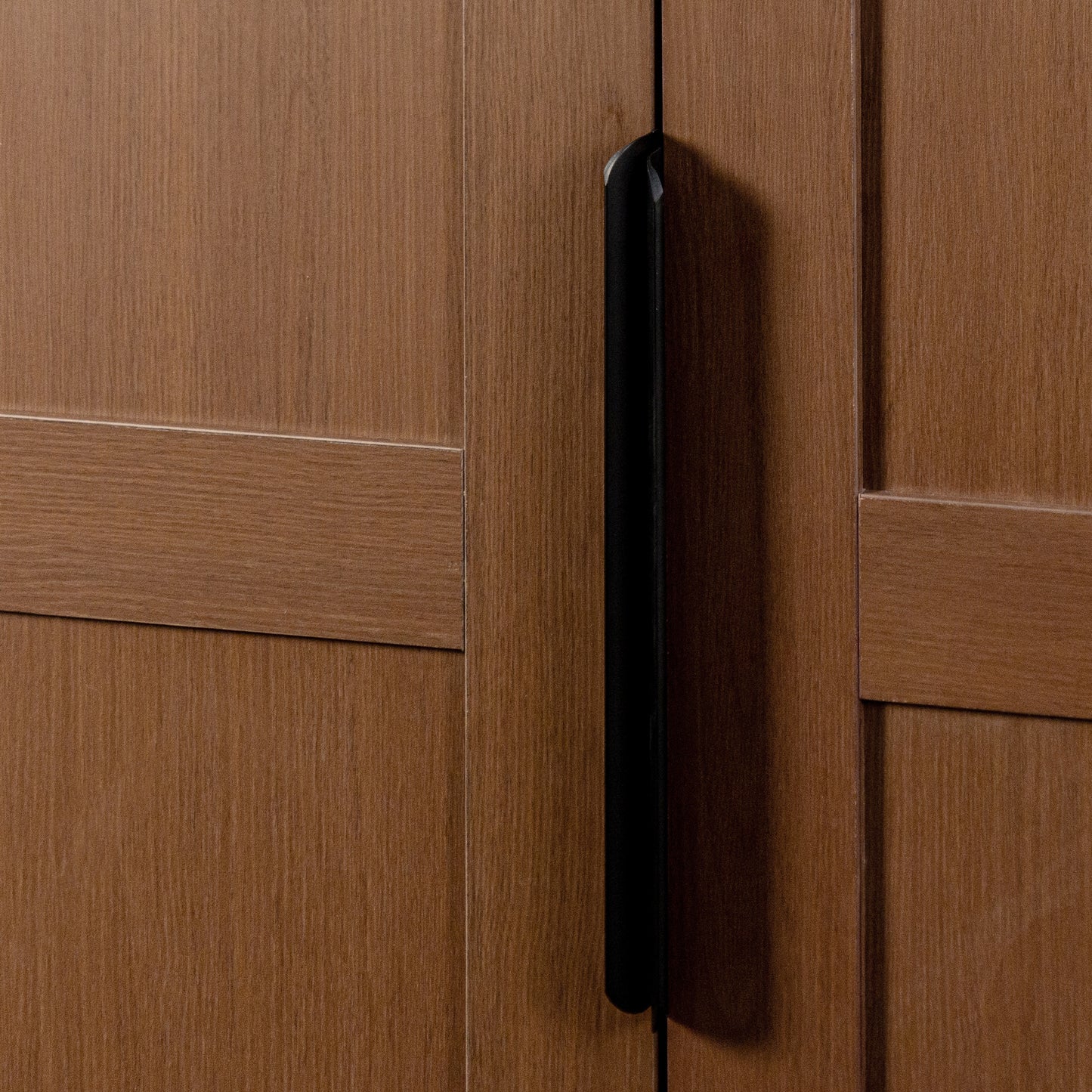 62.99in Walnut Kitchen Pantry Cabinet with Doors & Shelves