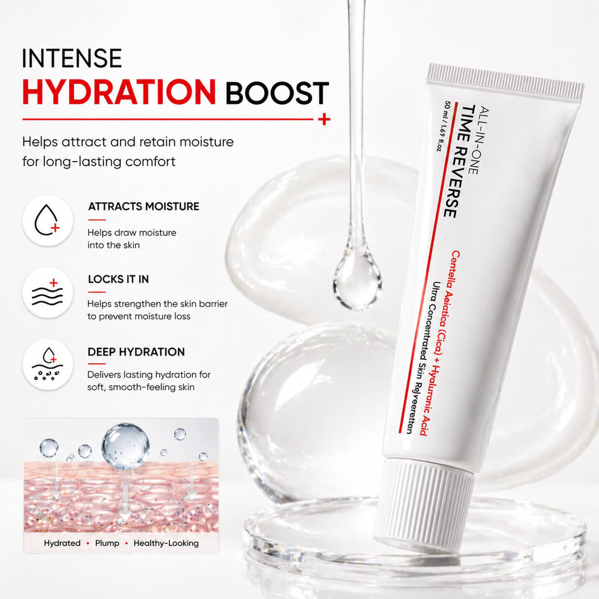 Moisturizing Hydrating Facial Cream - Universal Skin Care, 50ml & Sets
