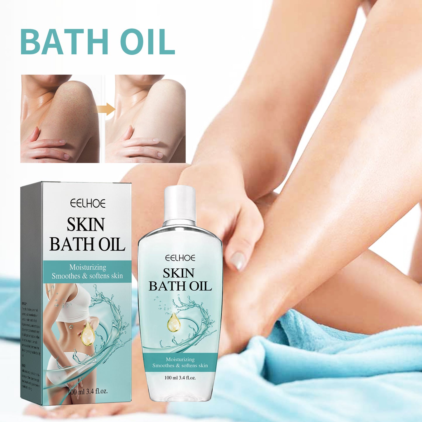 Moisturizing Shower Body Oil with Jojoba and Vitamin E