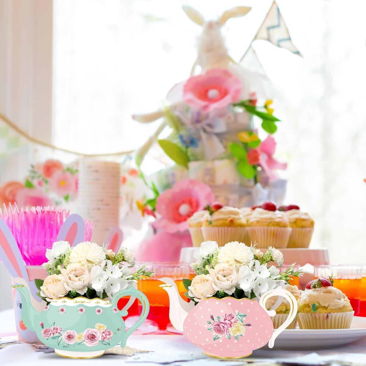 24-Piece Flower Tea Party Gift Box Set