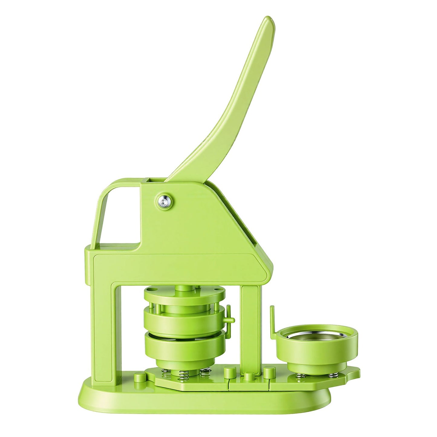 Button Maker Machine 2.28 Inch with 100 Button Parts & Hand Tools for DIY Badges