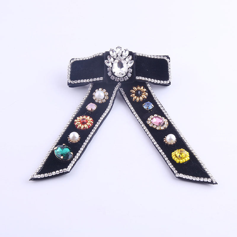 Flannel Bow Hairpin - European & American Style