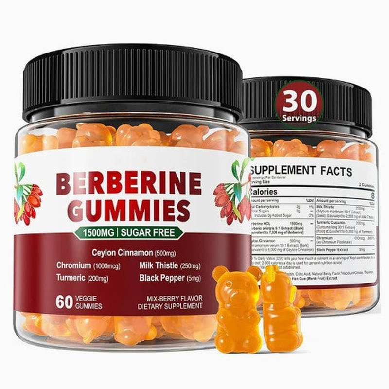 Berberine Gummies - 60 Tablets