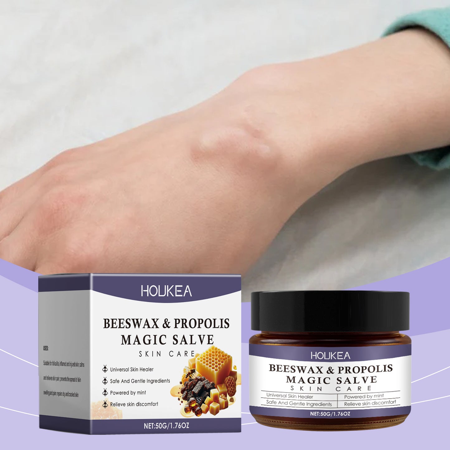Propolis Soothing Body Care Cream - Deep Nourishing Skin Treatment