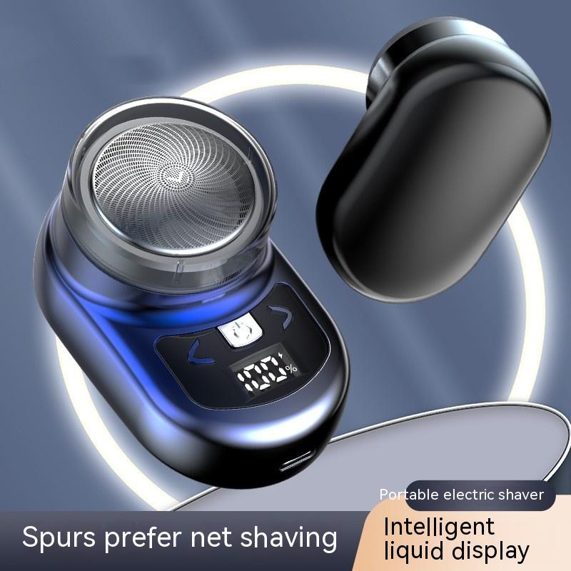 Portable Electric Shaver with USB Charging & Digital Display