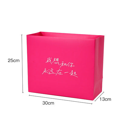 Flower Bouquet Hug Bag Square Flower Packaging Hand Holding Box - Decorative Gift Wrap