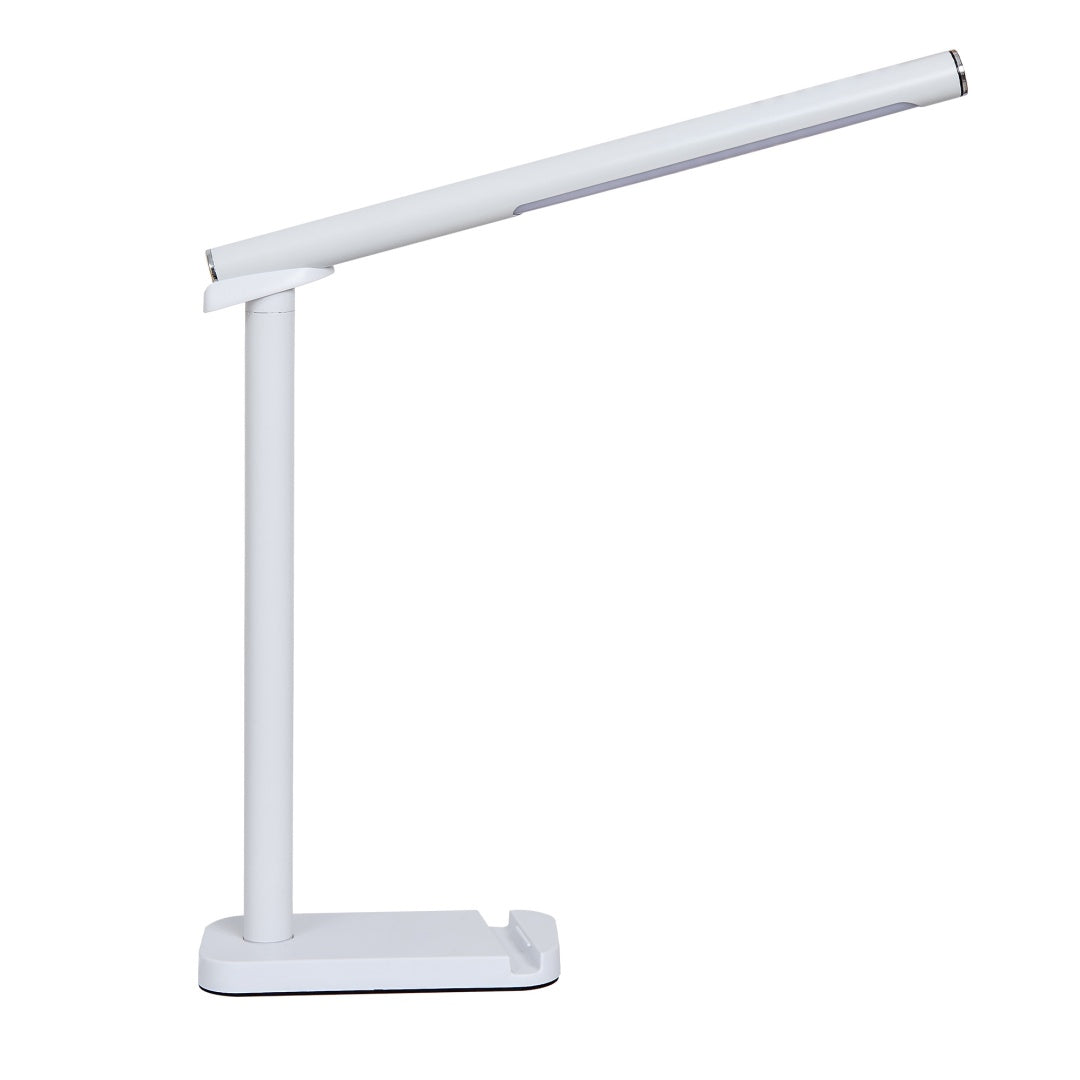 Adjustable LED Desk Lamp with USB Charging Port & Dimmable Brightness
