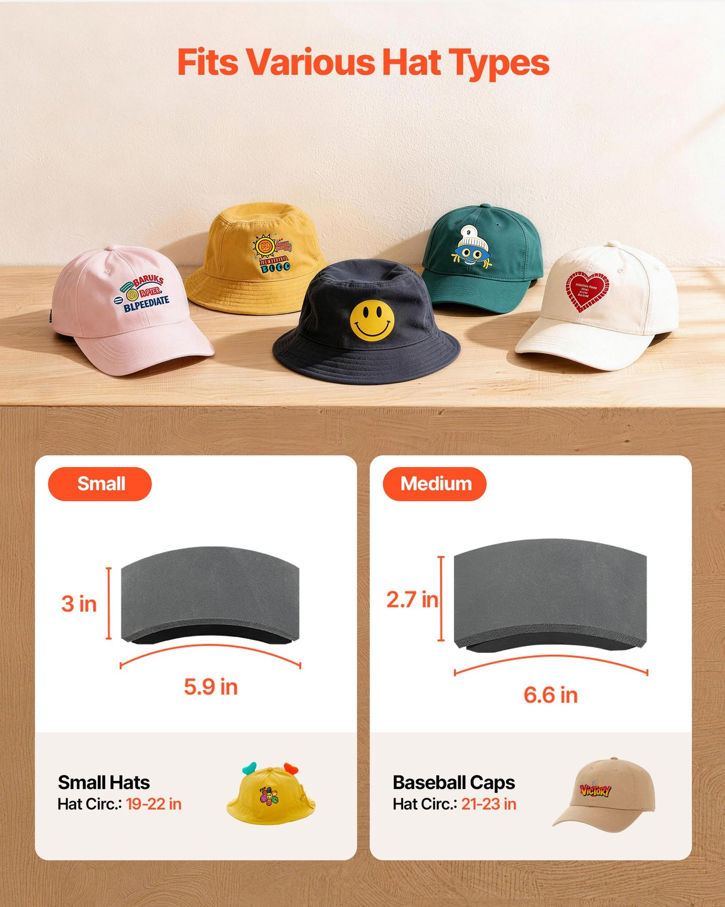 Hat Heat Press Machine with 2 Interchangeable Platens, Caps Stretcher & Precise Temp Control