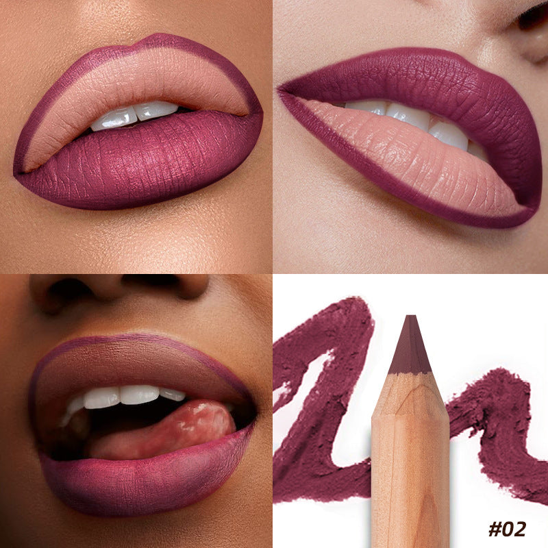 Matte Lip Liner Set 8 Colors Waterproof Natural Lipstick Makeup