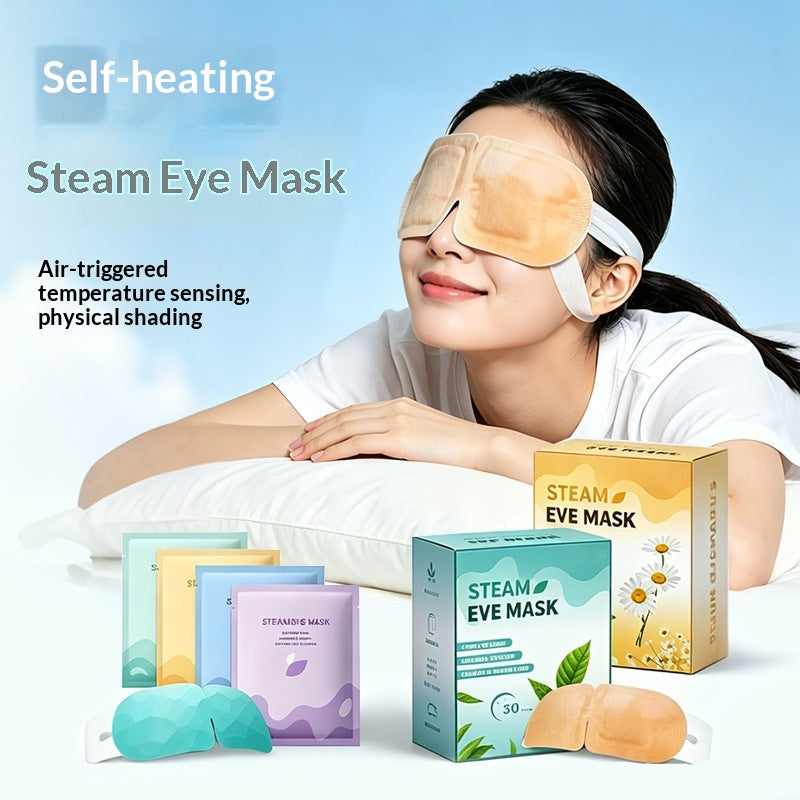Self-Heating Blackout Eye Mask for Relaxation and Sleep - Hot Compress