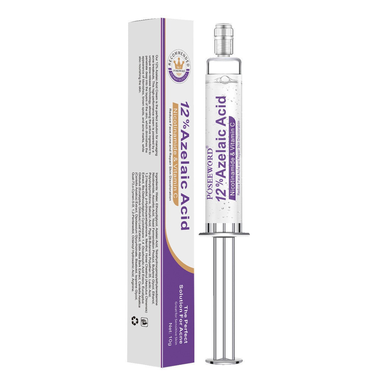POSEEWORD 12 Azelaic Acid Water Light
