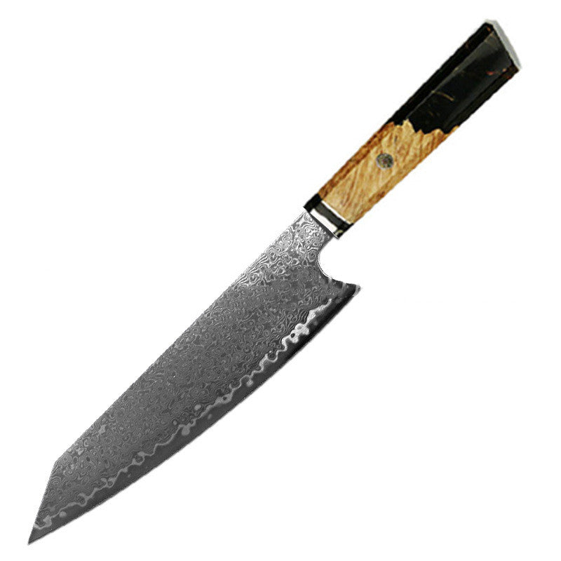 Chef's Knife for Japanese Cuisine - Damascus Steel, 34.7cm