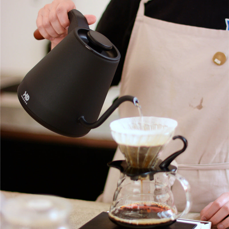 Long Narrow Mouth Electric Tea Kettle 1500W Stainless Steel Touch Control