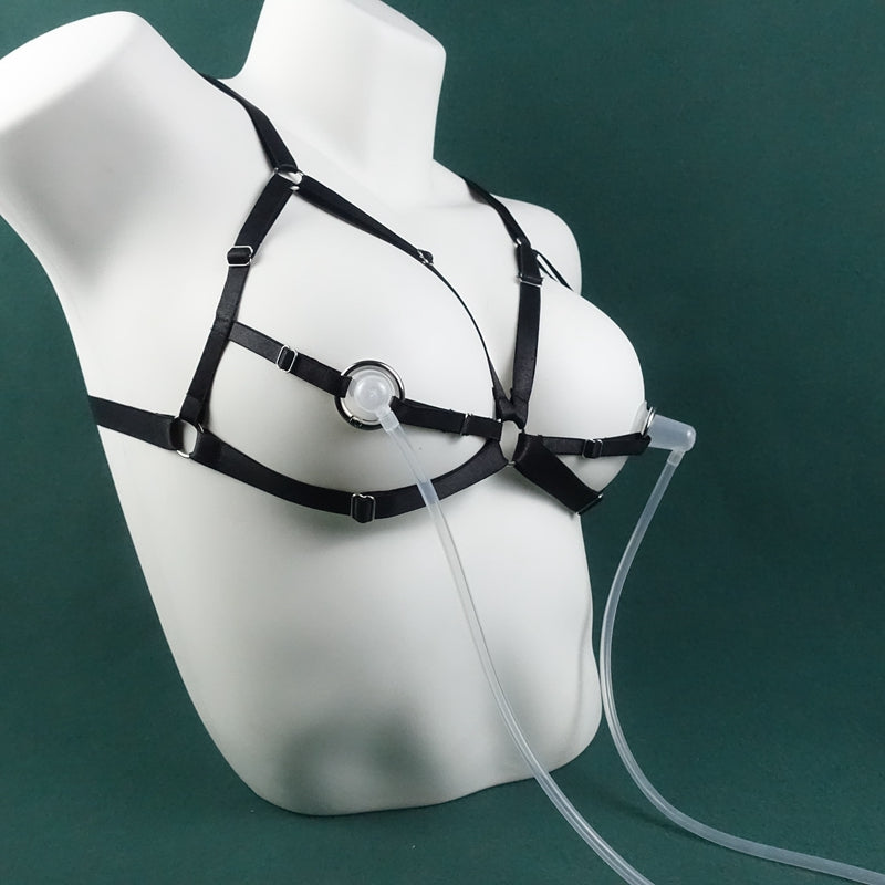 Adult Breast Pump Sucking Toys with Fixed Rope and USB Option