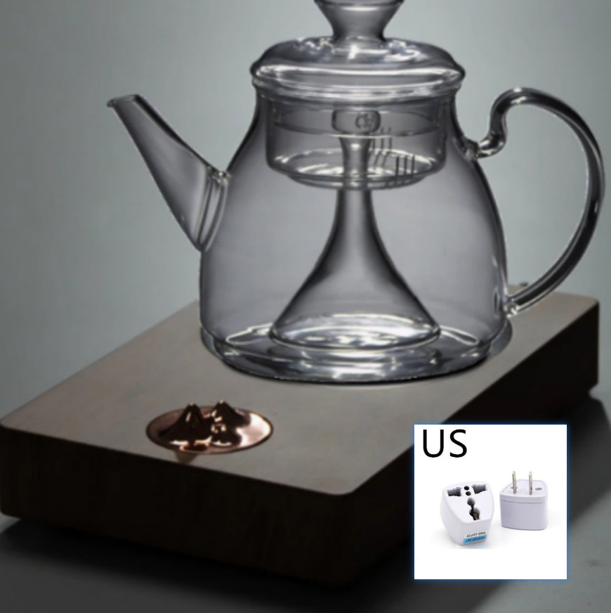 Large Capacity Glass Steam Teapot for Home Brewing - 1.5L