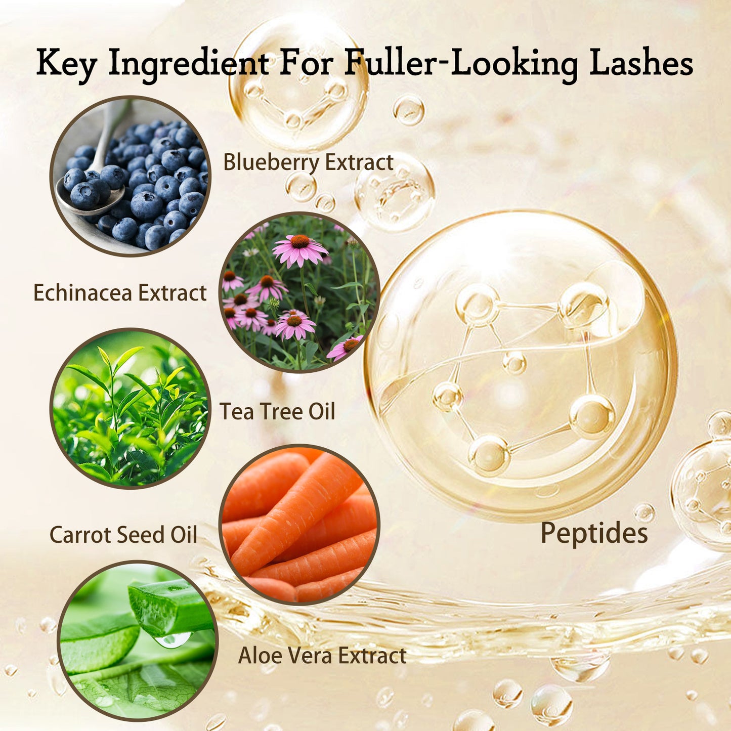 Eyelash and Eyebrow Growth Serum - Lengthening and Denser Formula