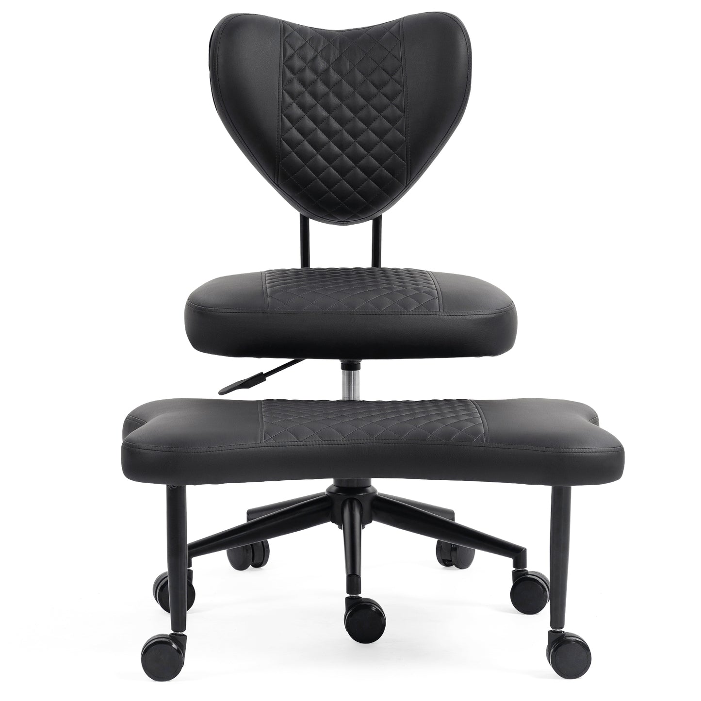 Ergonomic Meditation Chair with Lumbar Support - Black