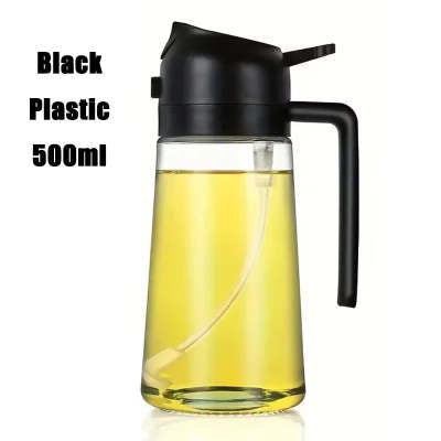 Two-in-One Oil Spray Dispenser for Kitchen & Barbecue - Capacity Options