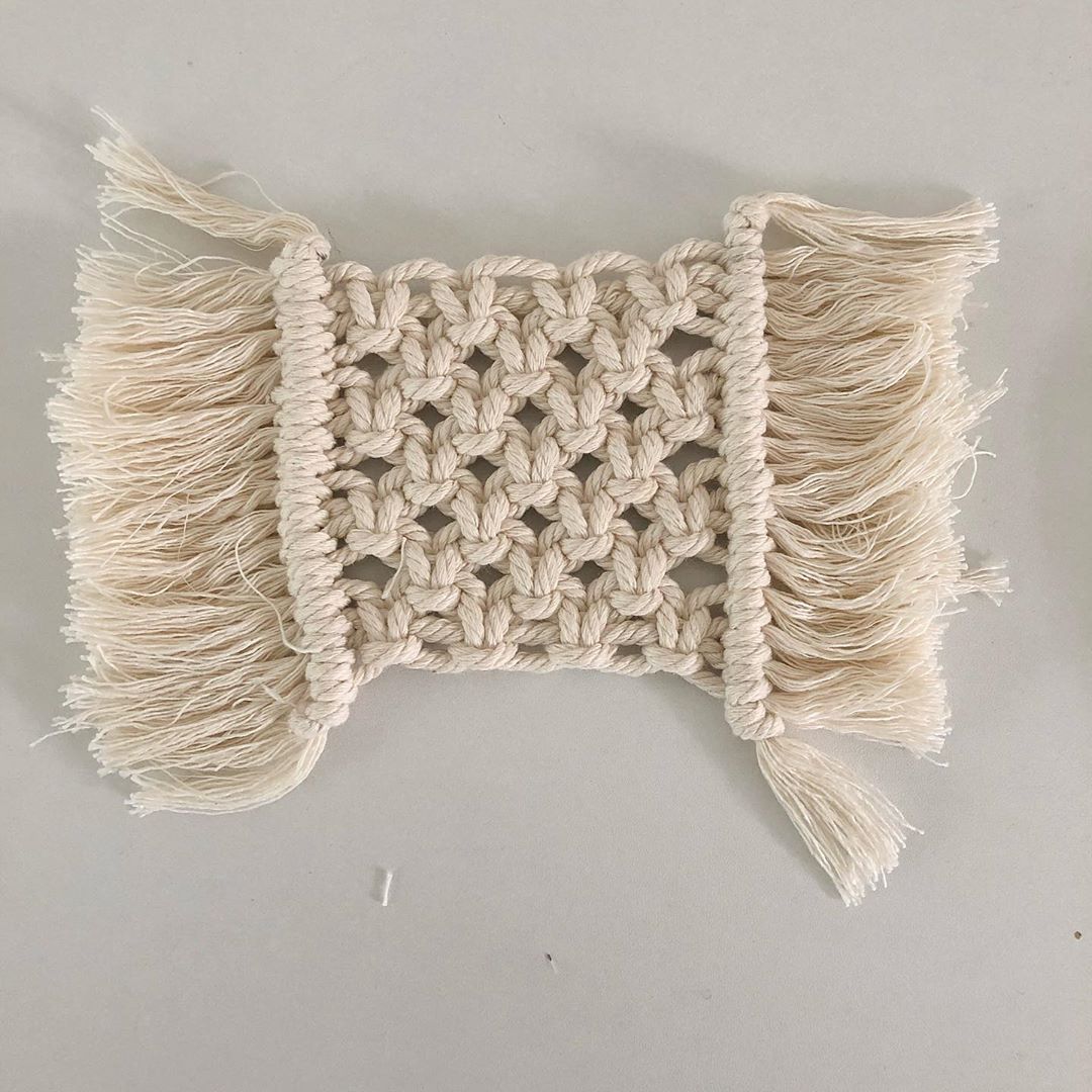 Handmade Cotton Woven Coaster & Tassel Placemat Set for Dining Table - Modern Home Decor