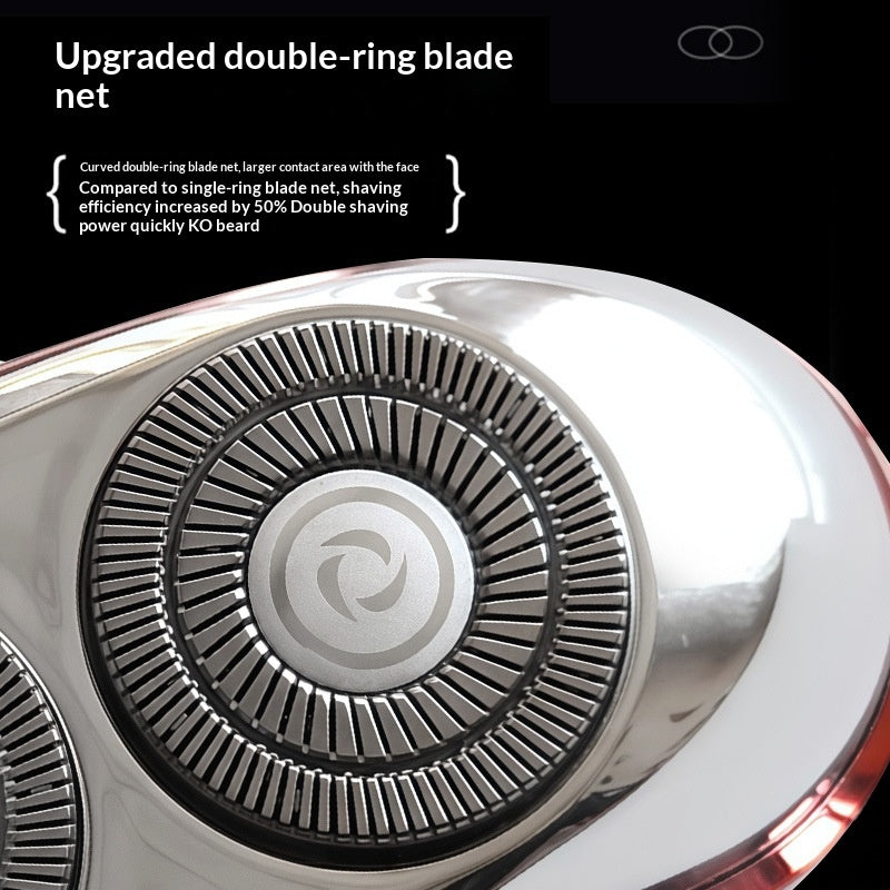 Fast-Charging Portable Electric Shaver for Men