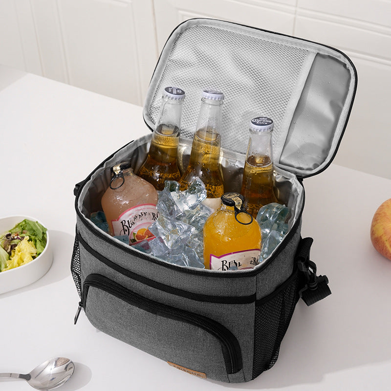 Insulated Picnic Lunch Bag Portable Cooler for Outdoor Office & Garden Use