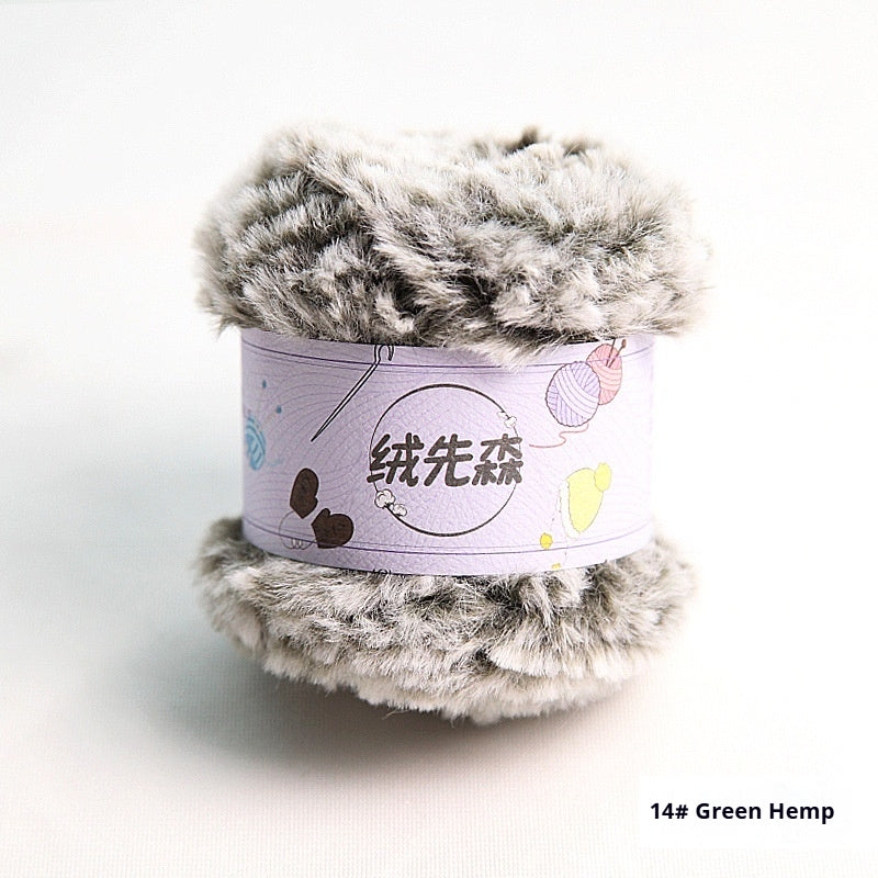 Handmade Fur Ball for Arts and Crafts - Soft Wire Woven Grass Decoration
