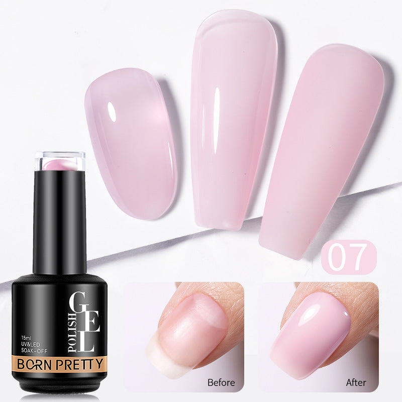 Transparent Gel Nail Powder - Phototherapy Adhesive