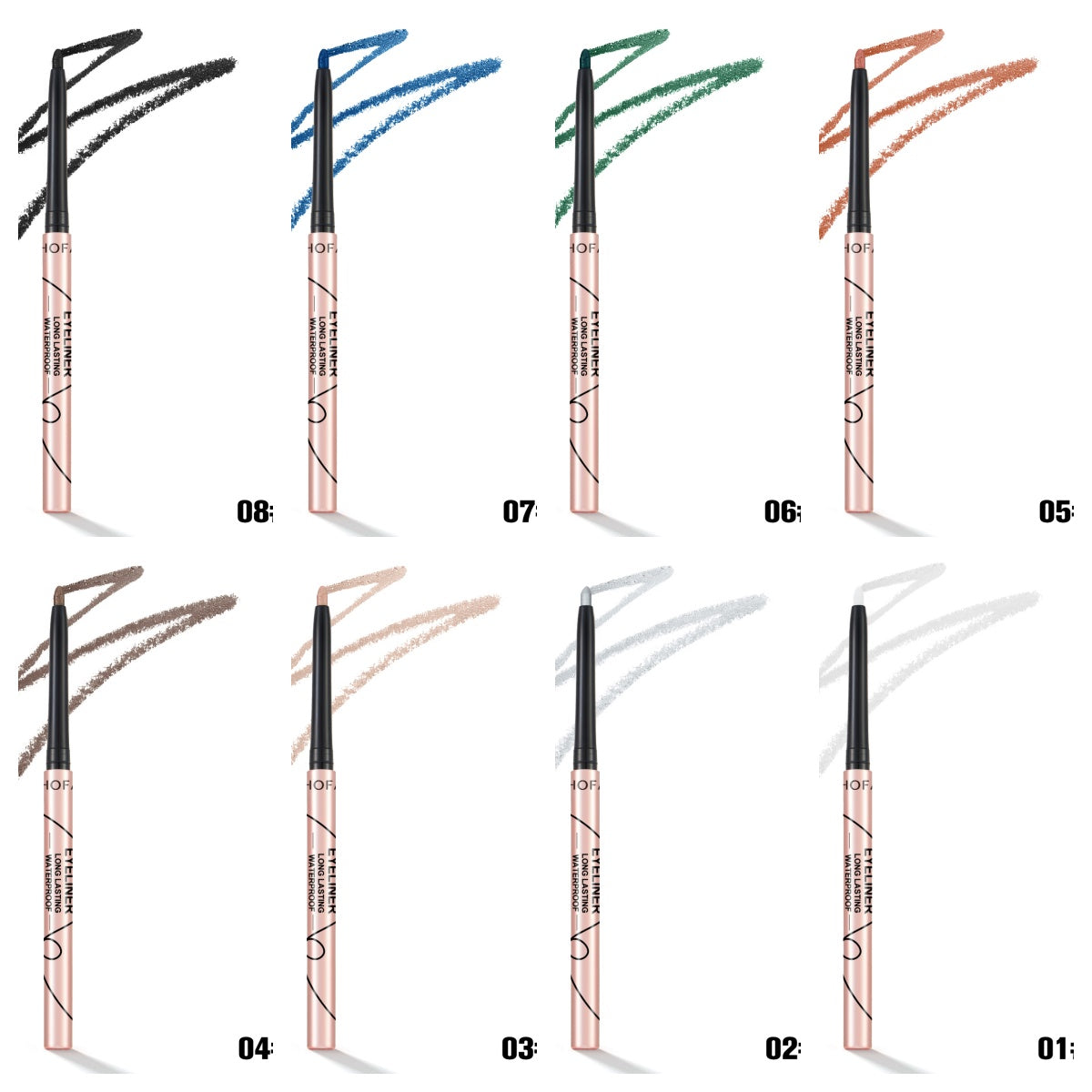 Waterproof Matte Colorful Eyeliner - Long-Lasting Precision Makeup