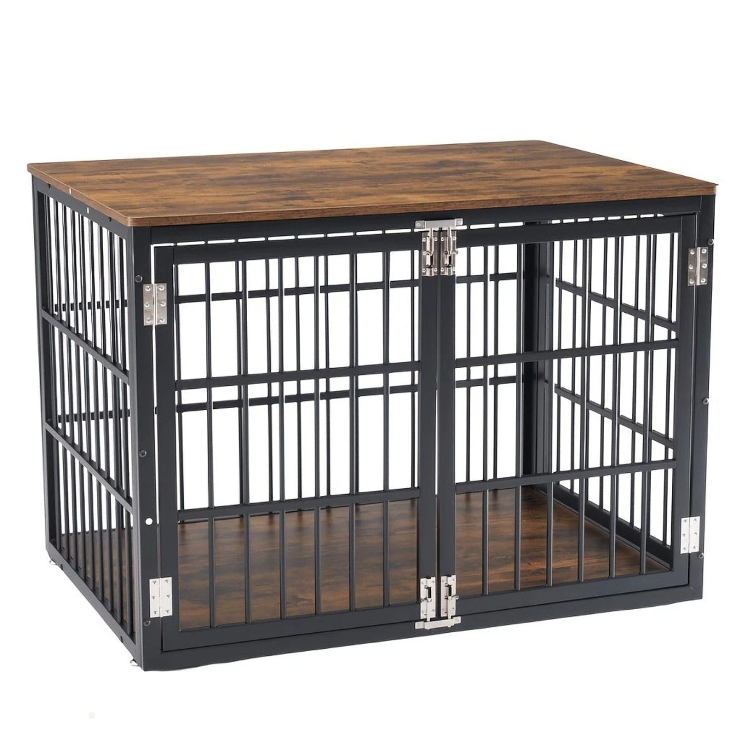 Heavy Duty Wooden Dog Crate Furniture with Locking Door for Large & Medium Dogs