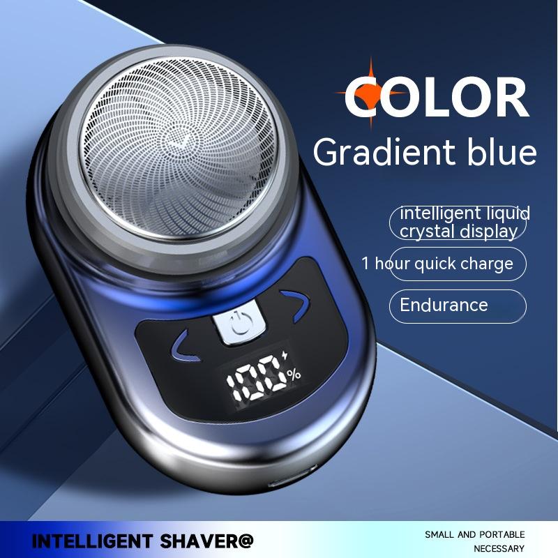 Portable Electric Shaver with USB Charging & Digital Display