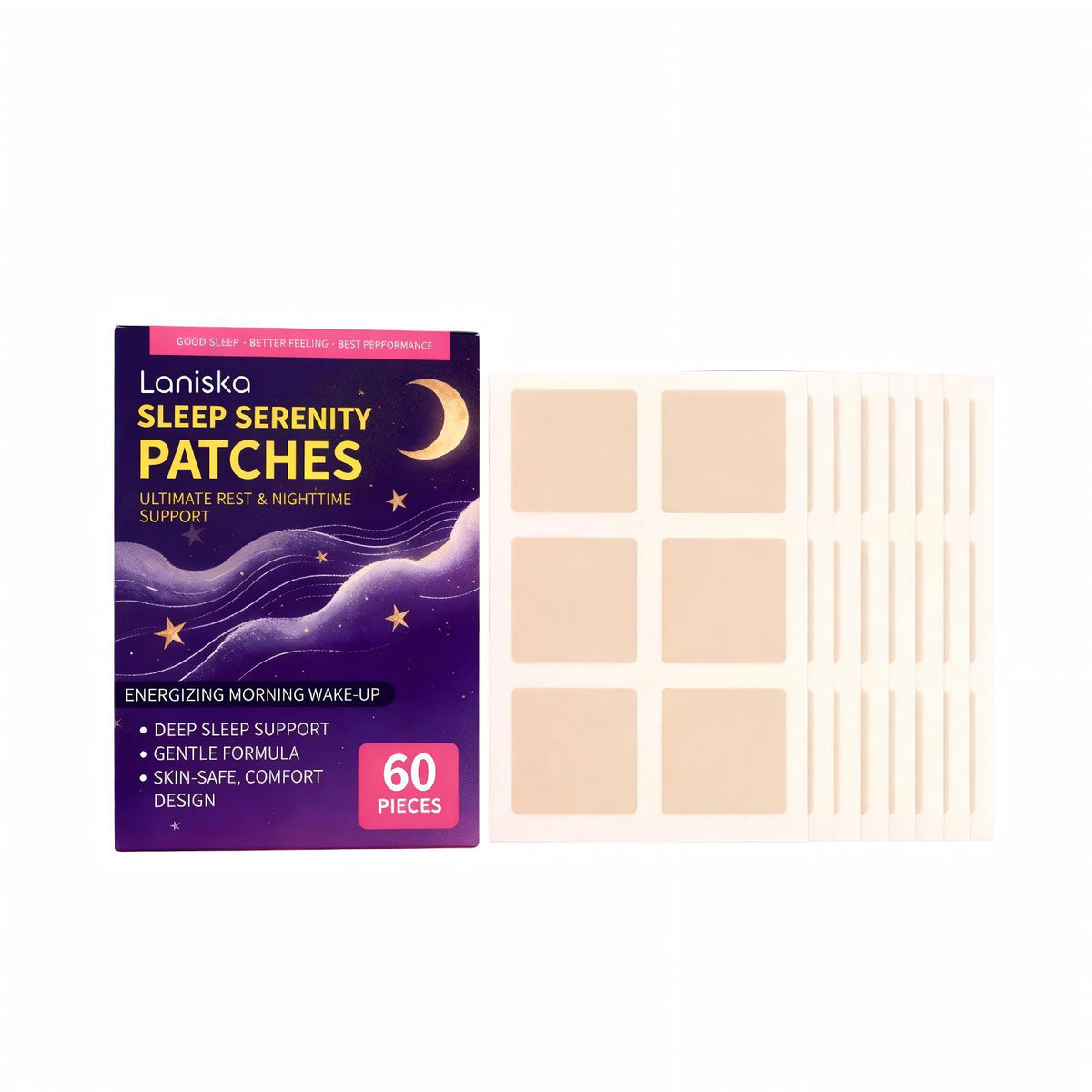 Sleep-Enhancing Sleep Patch 60pcs - Natural Relaxation Aid for Better Rest