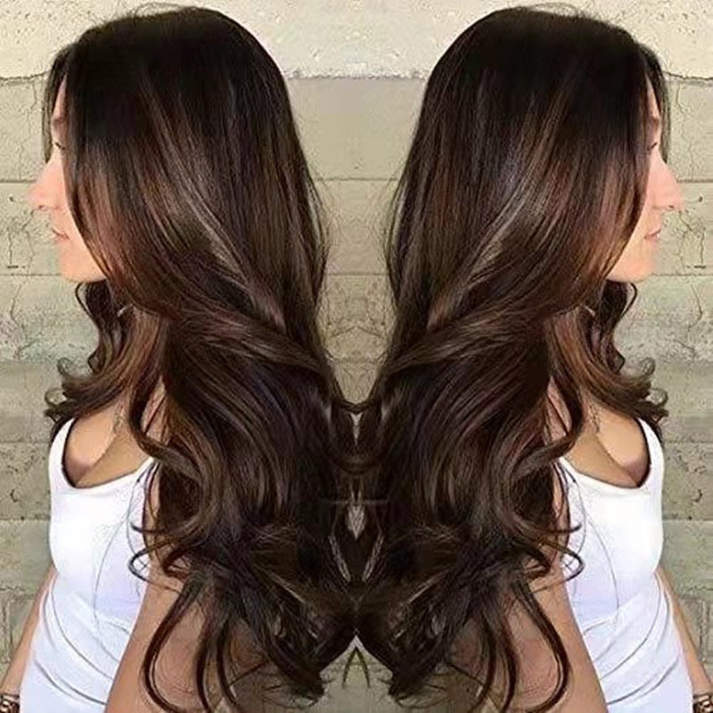 Long Curly Wig with Lace Front Cap for Women - Heat-Resistant Synthetic Hair