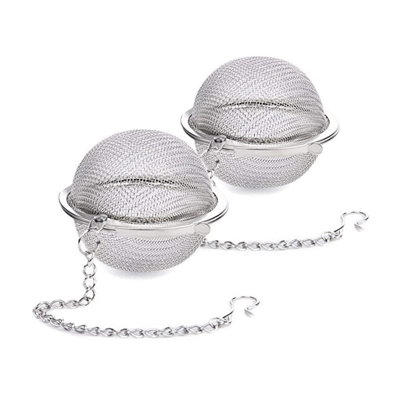 Stainless Steel Tea Ball Infuser - Multiple Sizes for Loose Leaf Tea