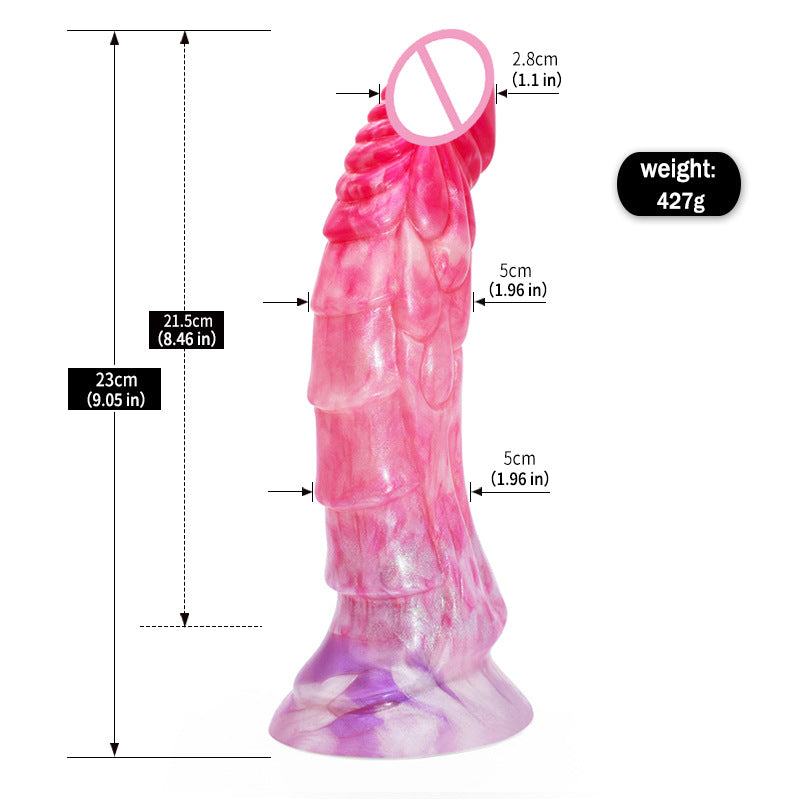 Dual Use Anal and Vaginal Masturbator - Silicone Adult Wellness Toy