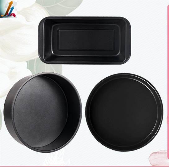 Baking Mold Cake Pan Set for Oven & Pizza Baking Non-Stick Carbon Steel