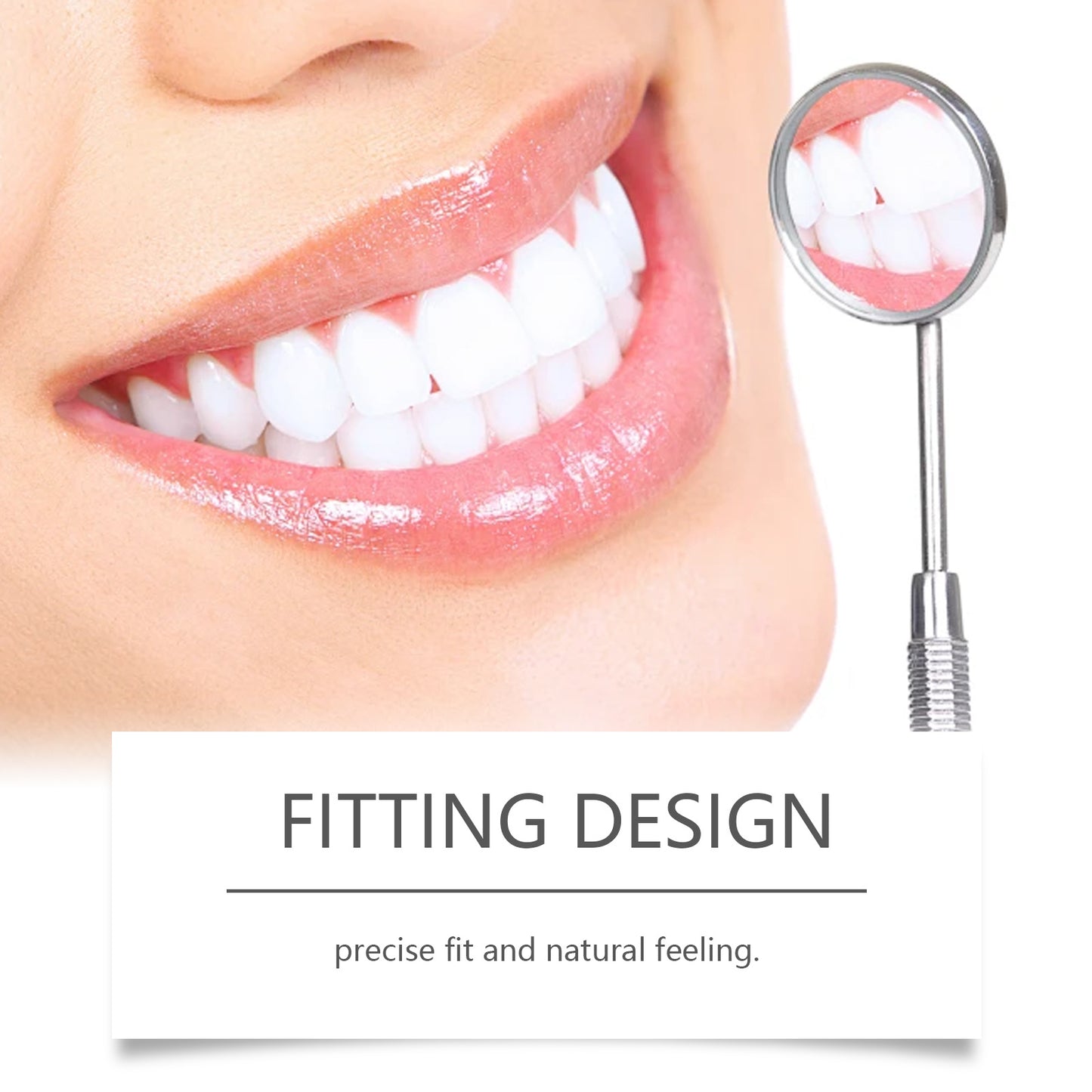 Full Suction Denture Set for Teeth Modification and Cosmetic Enhancement