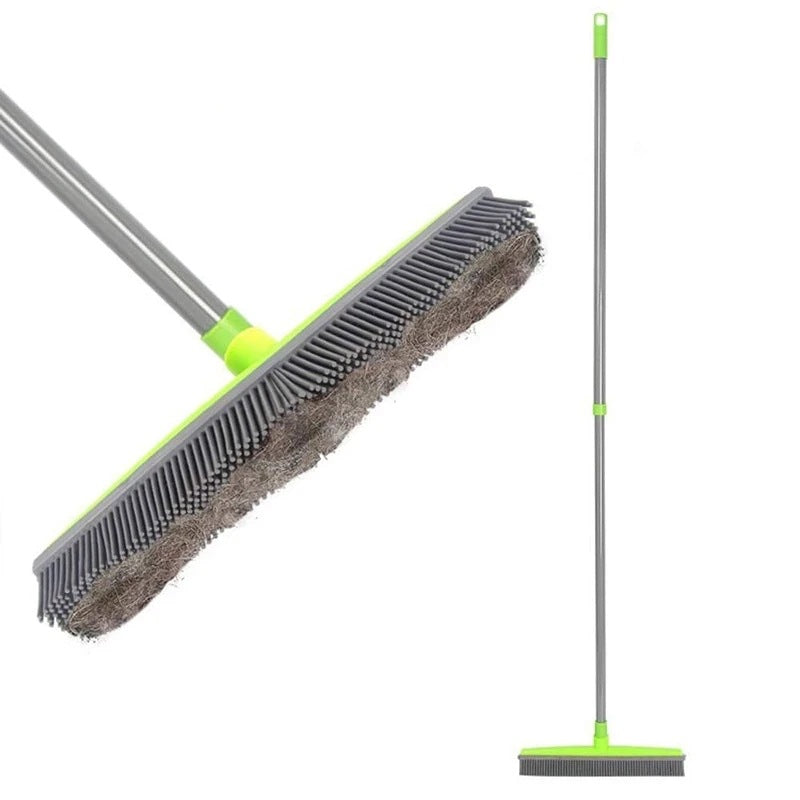 Pet Hair Carpet Cleaner Floor Brush - Household Floor Wiper for Pet Hair Removal