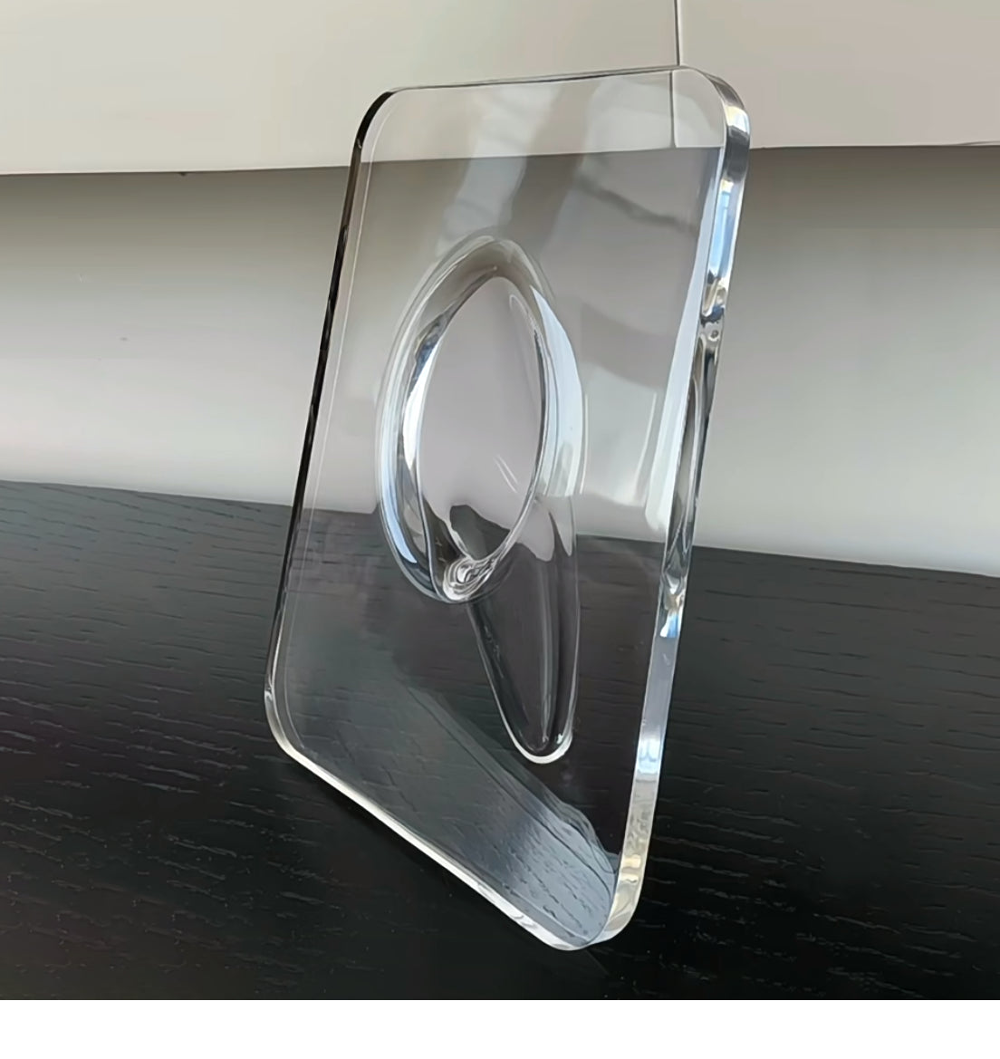 Transparent Acrylic Vase for Flowers Home Decor 15x20cm