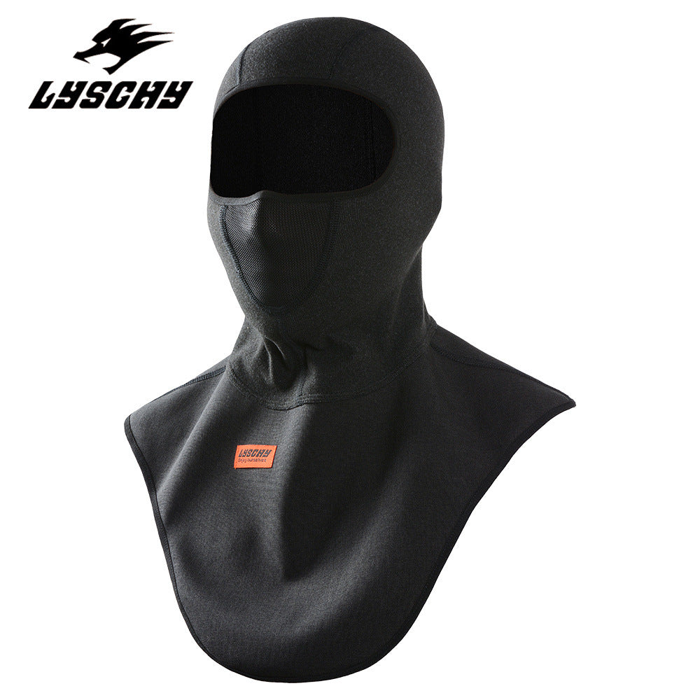 Windproof Cycling Mask - Black, One Size