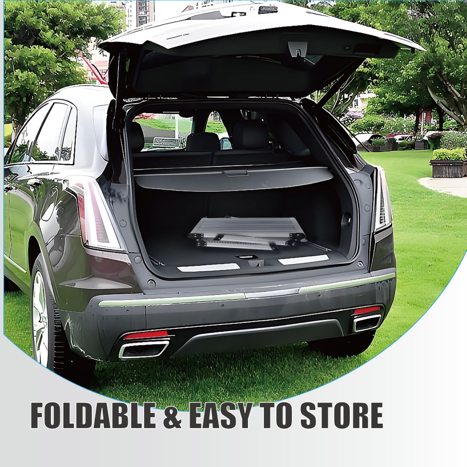 Heavy Duty Aluminum Folding Work Platform - 330 lbs Capacity
