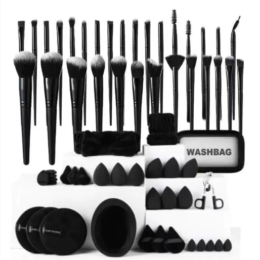 Beauty Tool Set 40 Pieces Makeup & Face Wash Full Collection