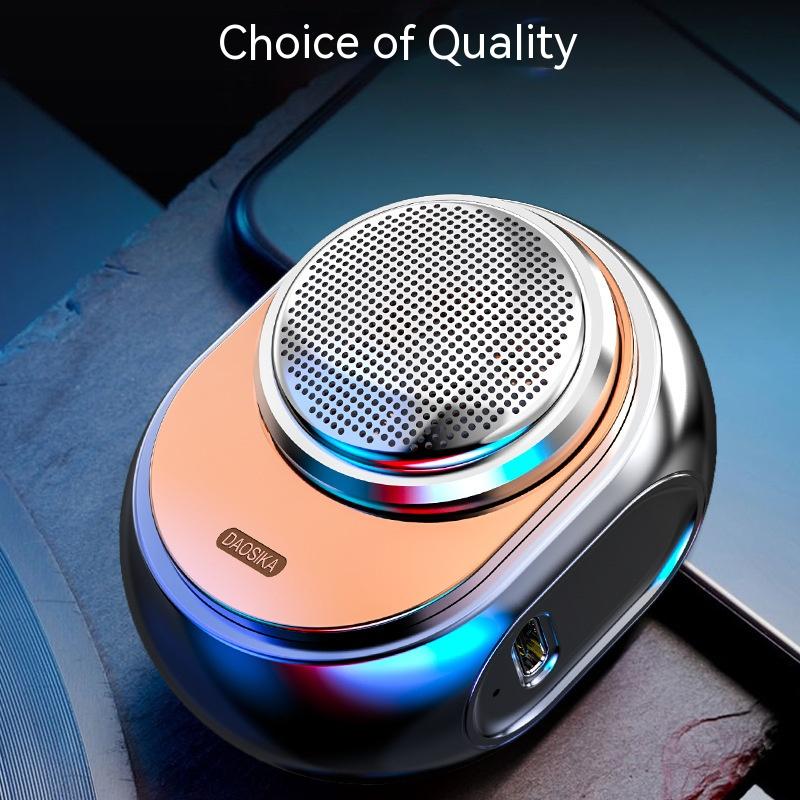 Men's Portable Electric Razor - Small Rechargeable Shaver with USB & Black/Silver Options