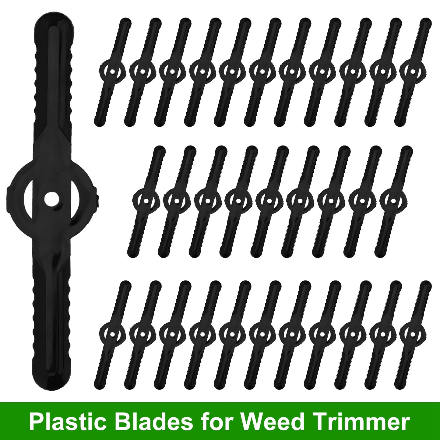 Cordless Grass Trimmer Kit with Blades Batteries & Accessories for Lawn Maintenance