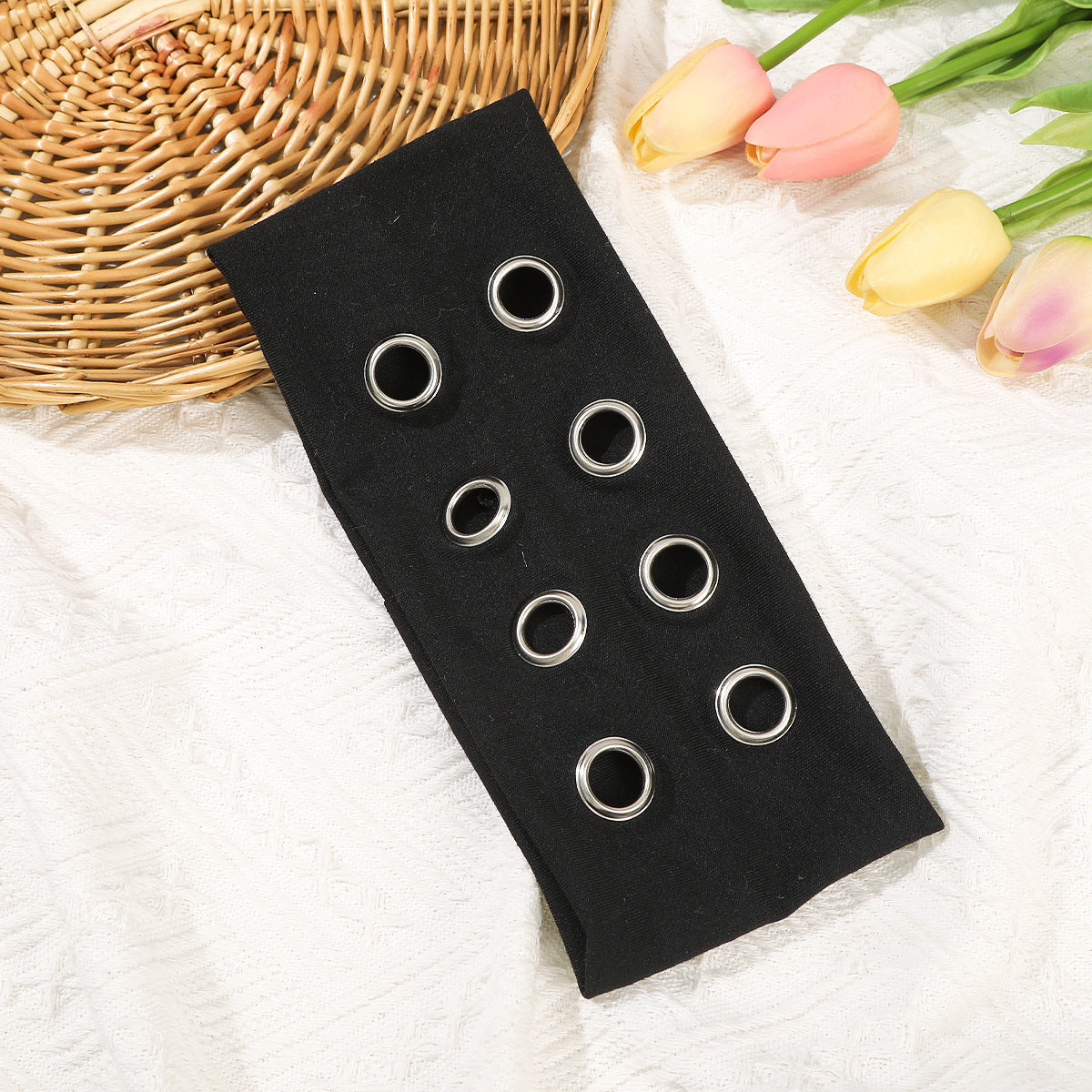 Metal Circle Hair Band for Hair Styling and Hair Accessories – Punk Hip Hop Look