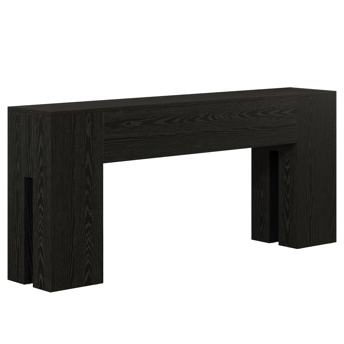 Wooden Console Table - Rustic Hallway Accent Table