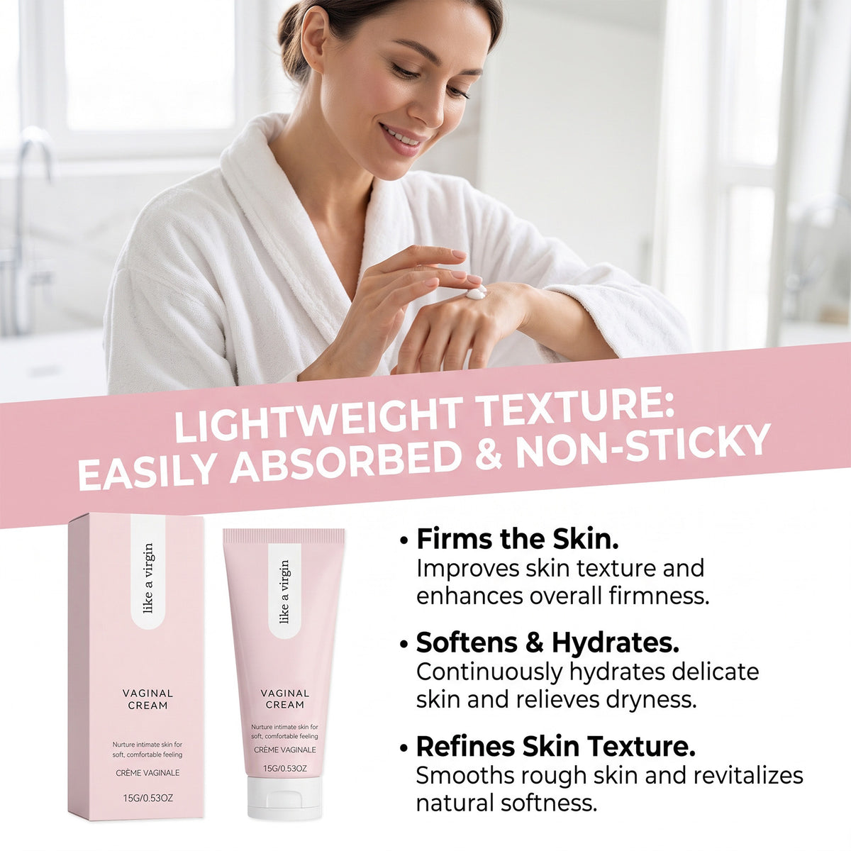Body Care Cream - Lightweight Moisturizing Formula, 15g