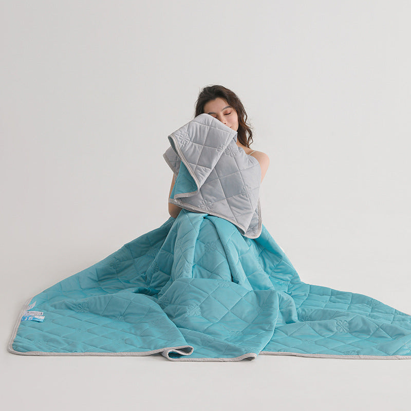 Summer Cooling Quilt - Breathable Air-Feel Bedding for Hot Weather