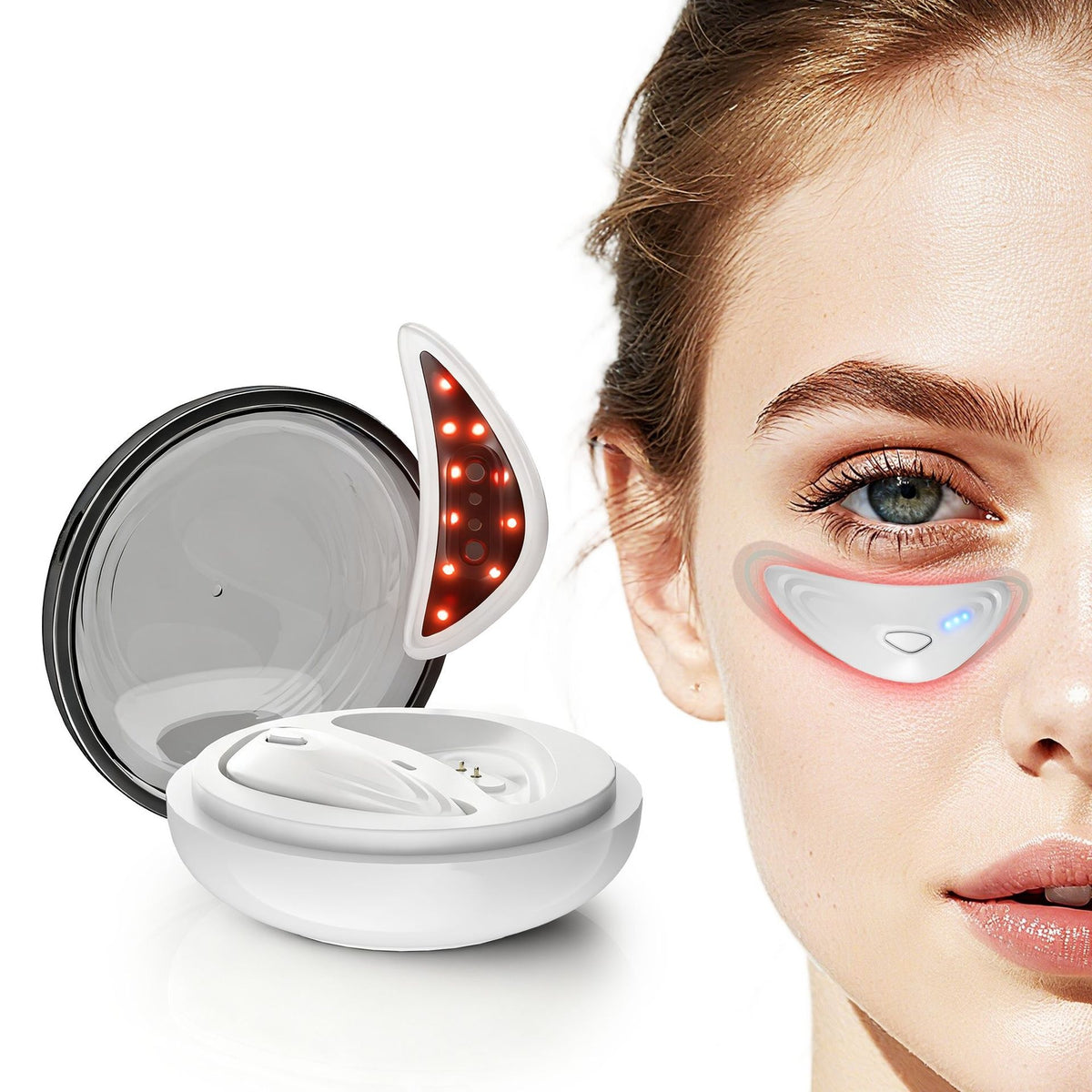Red Light Eye Beauty Device For Reducing Dark Circles And Puffiness