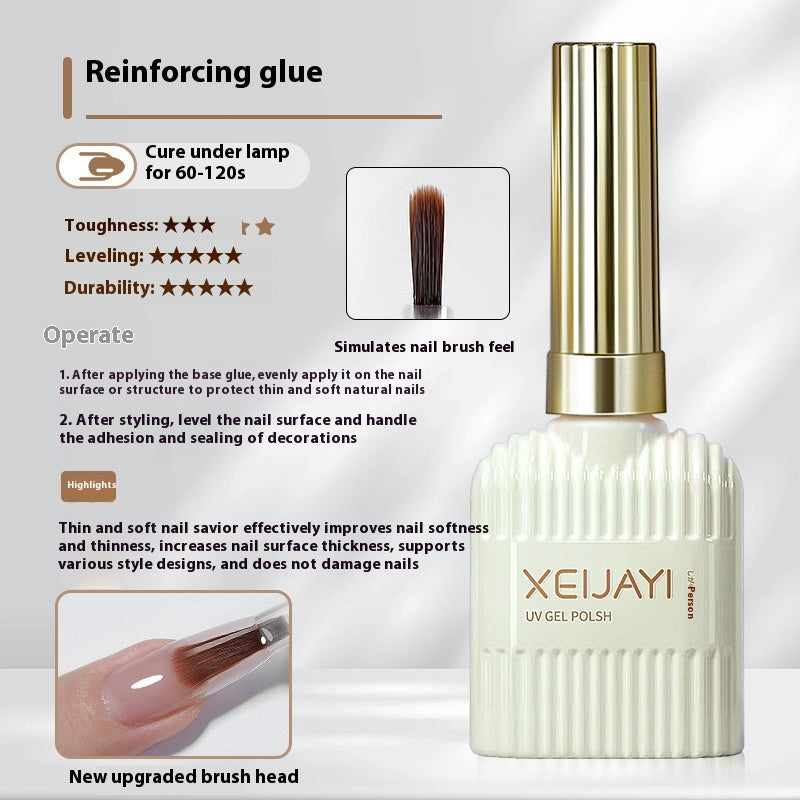 Nail Tip Adhesive & Reinforced Seal Layer Gel for Nail Art - 15g